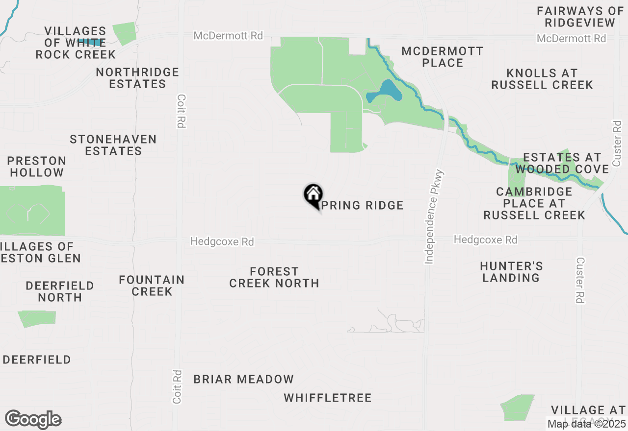 Map of 3424 Neiman Road, Plano, TX 75025