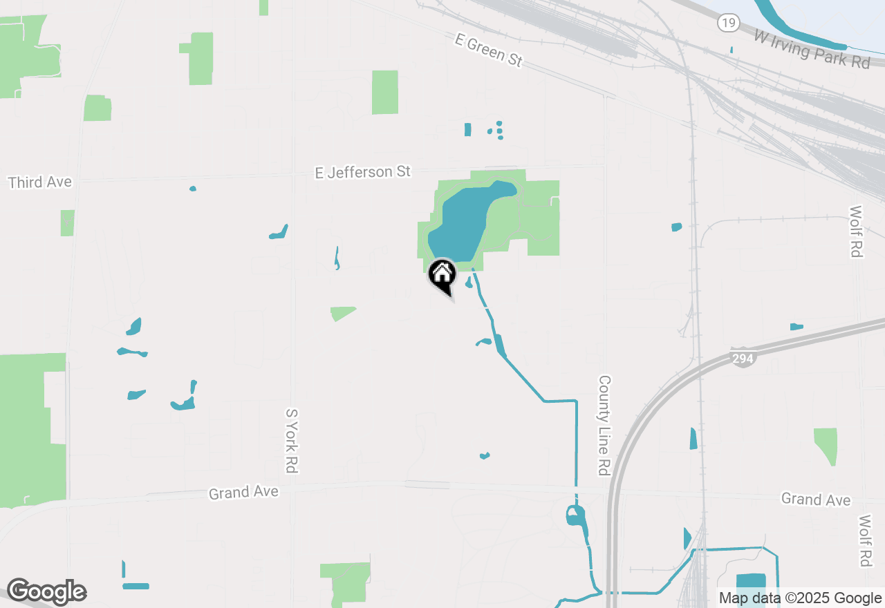 Map of 342 Diana Court, Bensenville, IL 60106