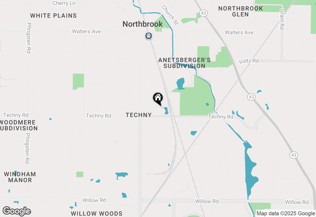 Map of 1951 Kingsley Circle, Northbrook, IL 60062