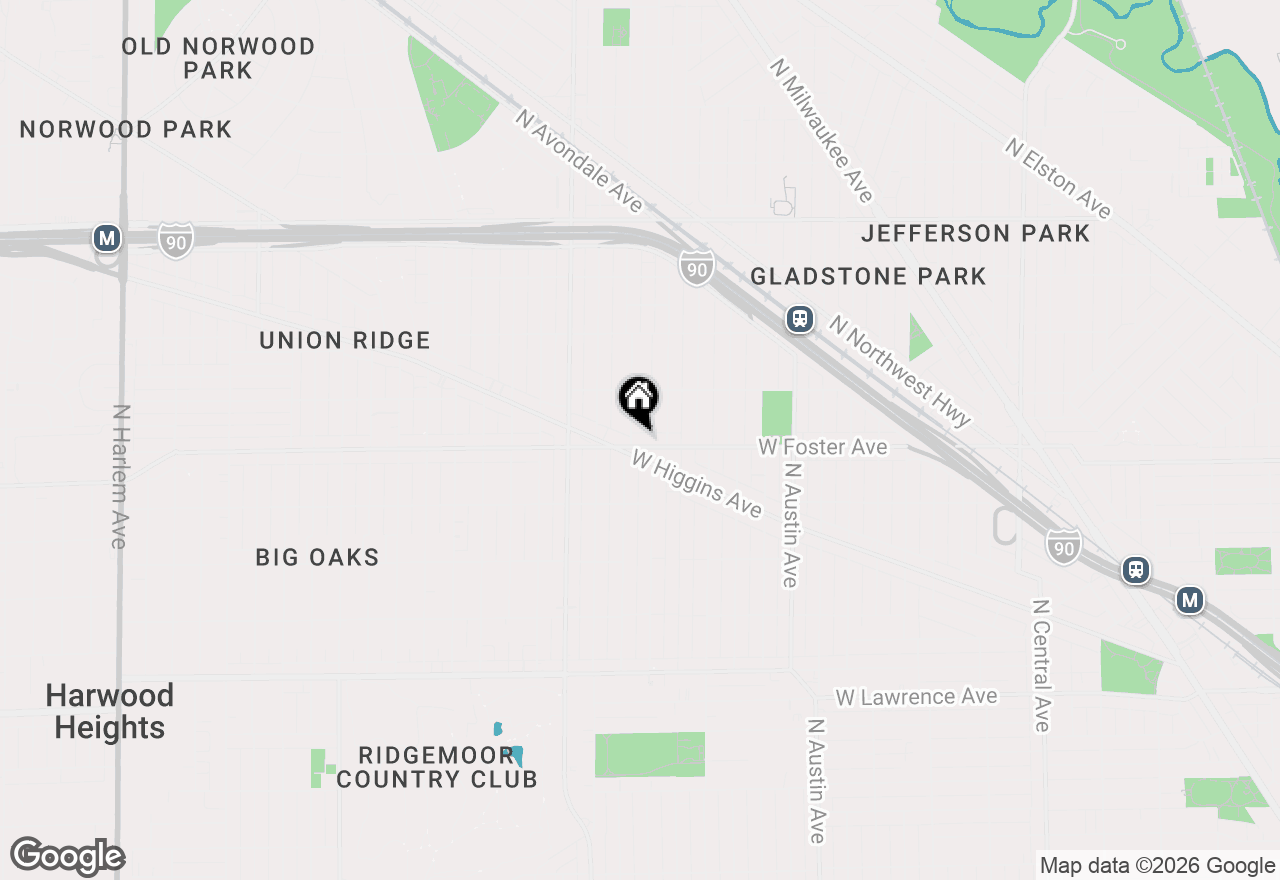 Map of 6244 W Foster Avenue, Chicago, IL 60630