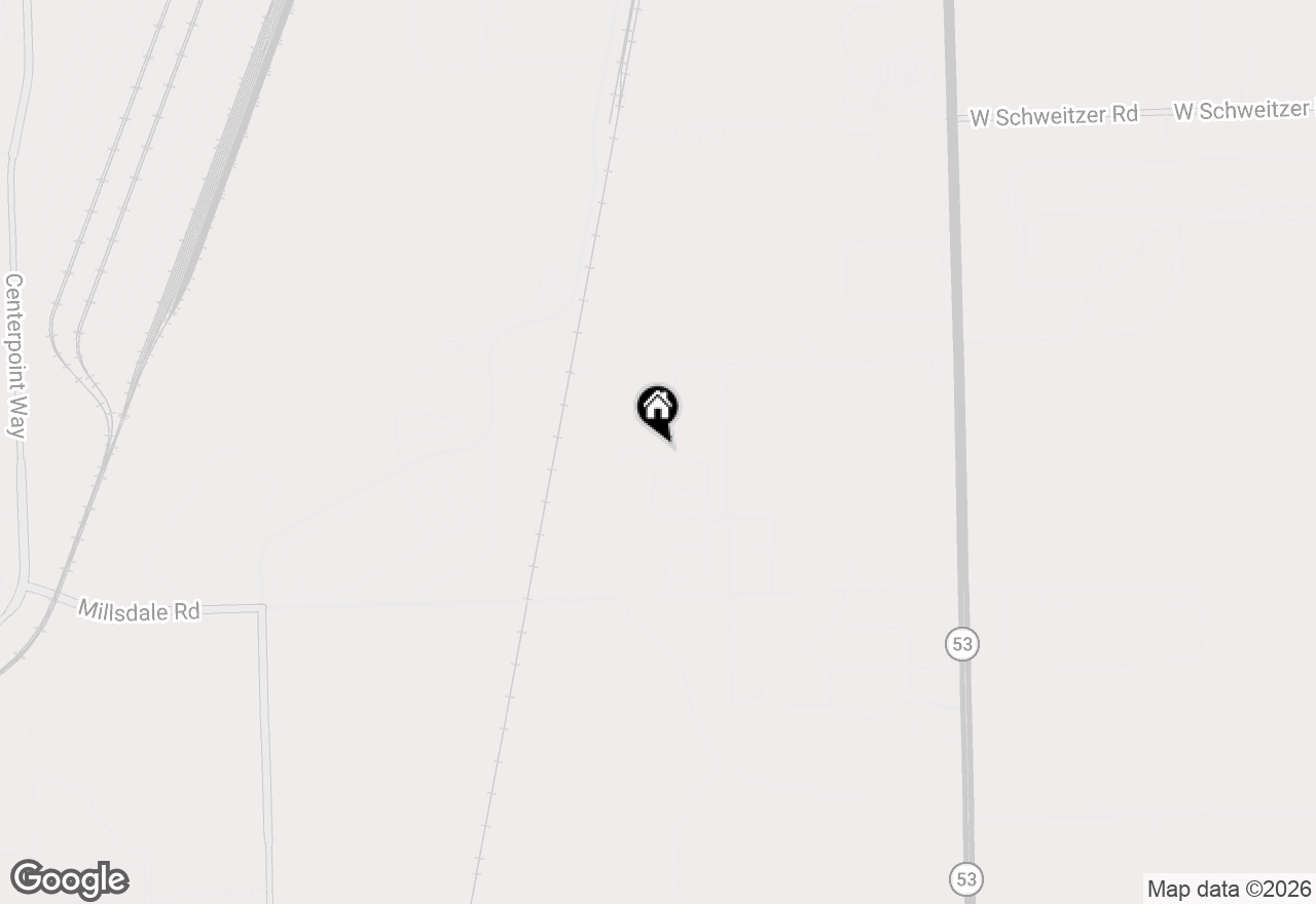 Map of 505 Adirondack Court, Joliet, IL 60436