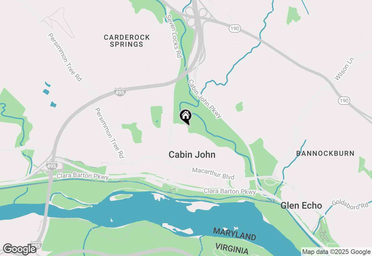 Map of 7827 Archbold Terrace, Cabin John, MD 20818