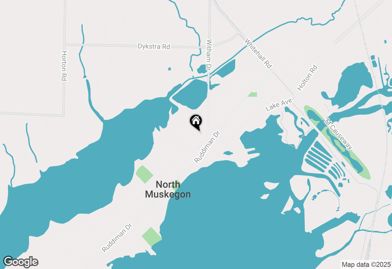 Map of 1829 Moulton Avenue, North Muskegon, MI 49445