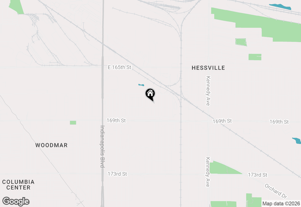 Map of 6739 Ontario Avenue, Hammond, IN 46323