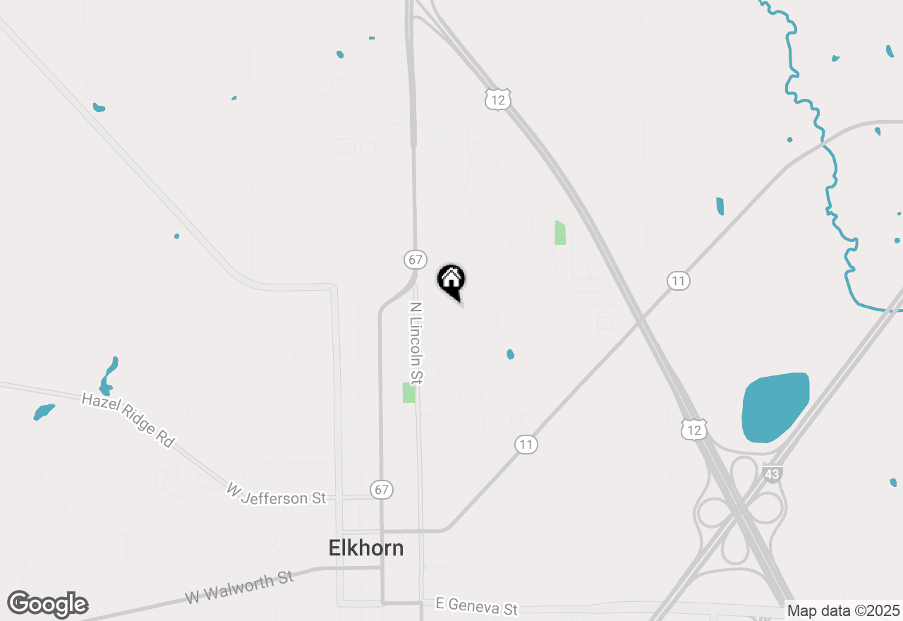 Map of 622 N Sandy Ln #624, Elkhorn, WI 53121