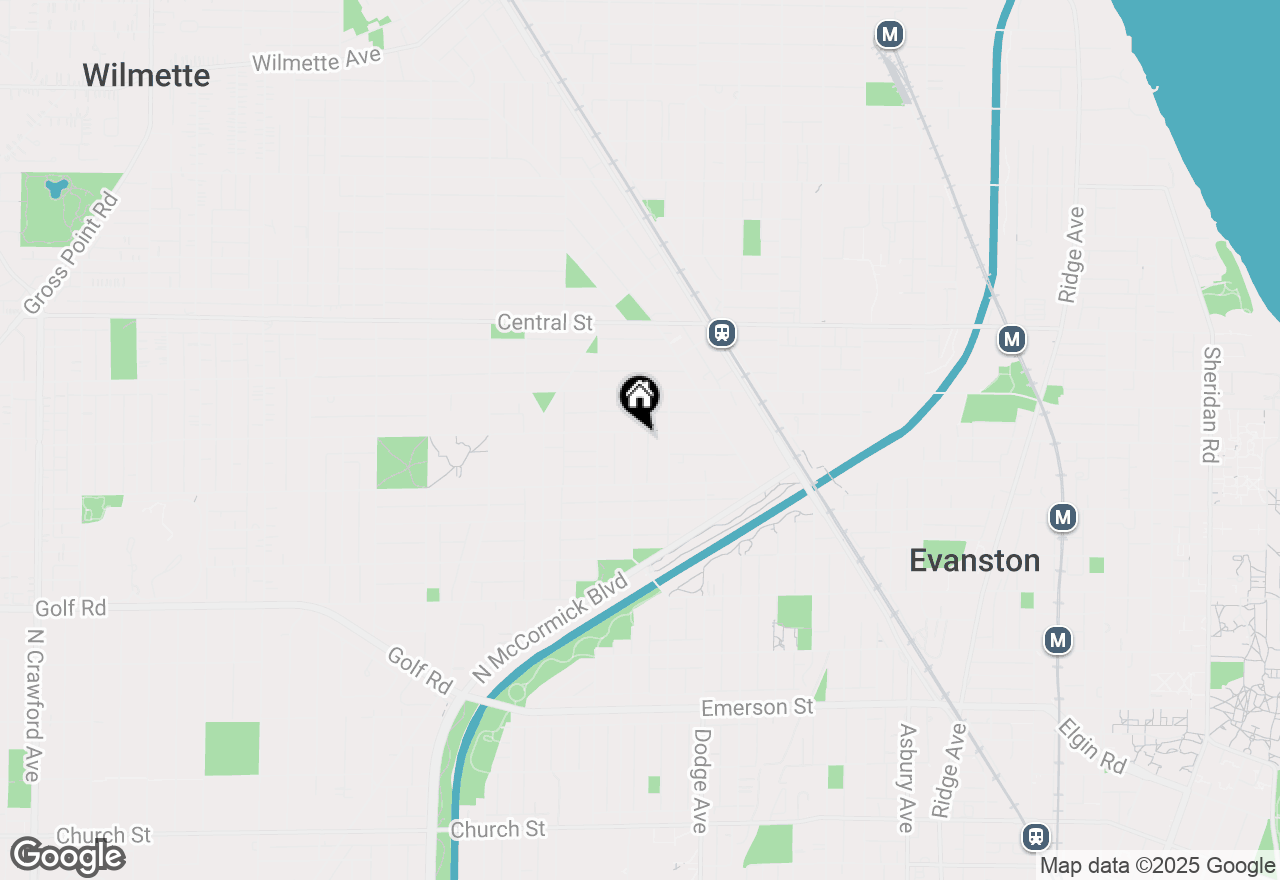 Map of 2022 Colfax Street #2, Evanston, IL 60201