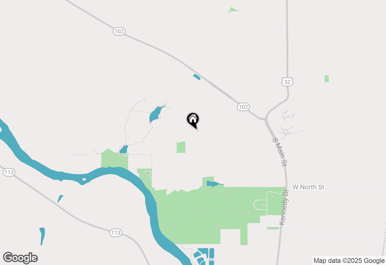 Map of 748 Oak Run Drive, Bourbonnais, IL 60914