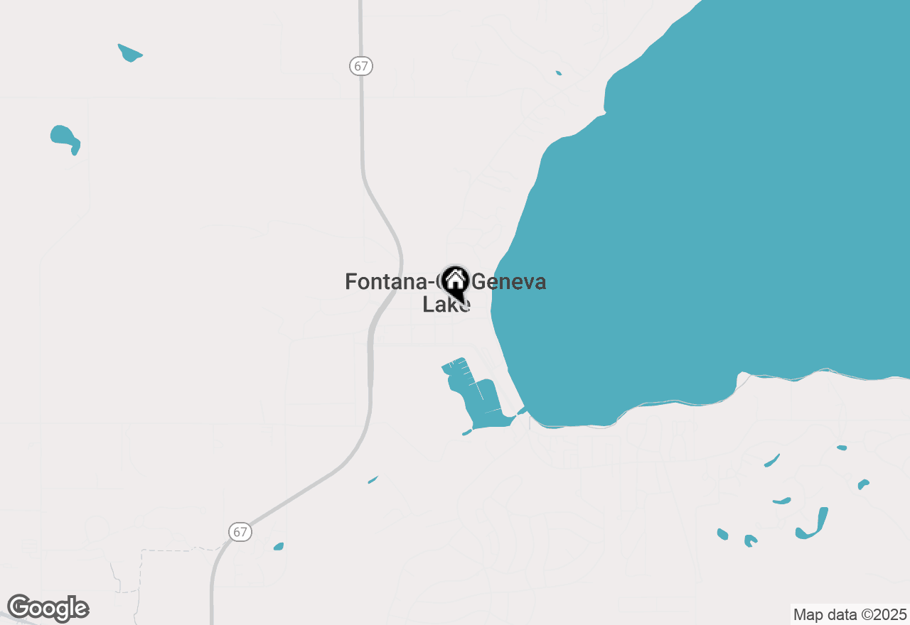 Map of 303 Bay View Ave, Fontana, WI 53125