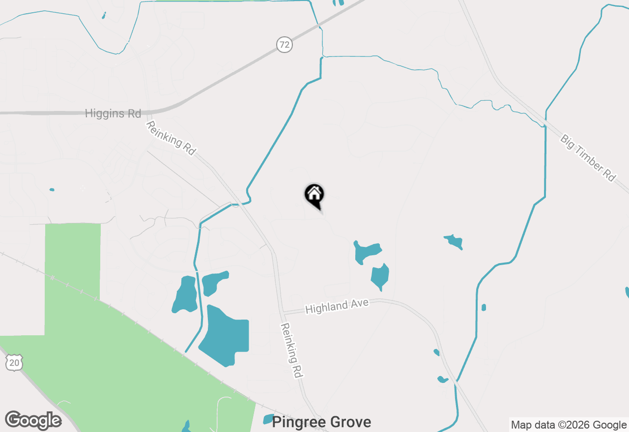 Map of 32 Catamaran Circle, Pingree Grove, IL 60140