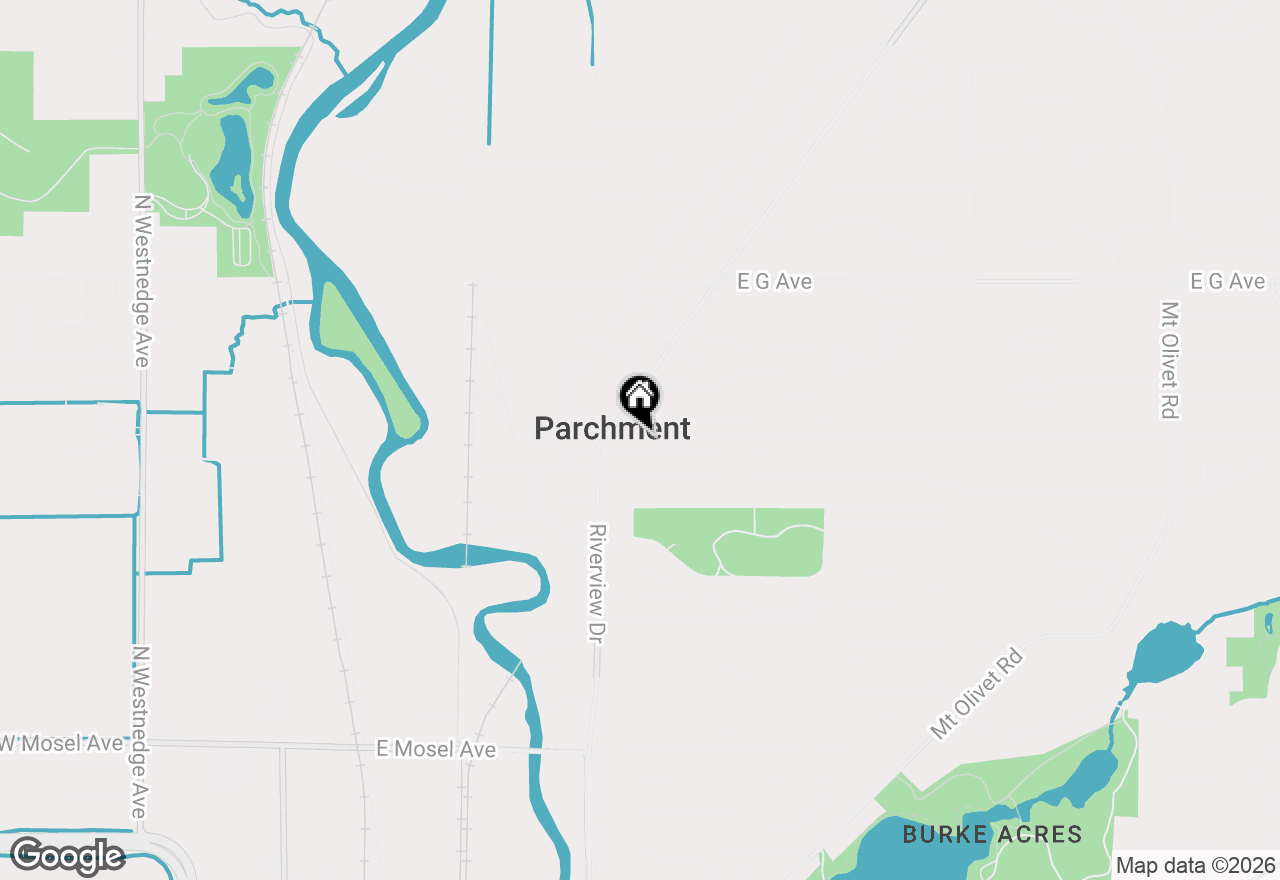 Map of 205 Parchmount Avenue, Parchment, MI 49004