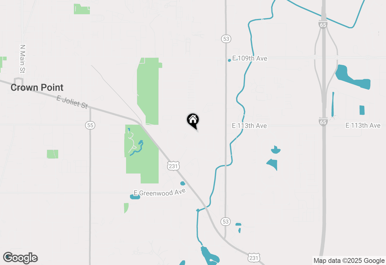 Map of 1790 Edith Way, Crown Point, IN 46307