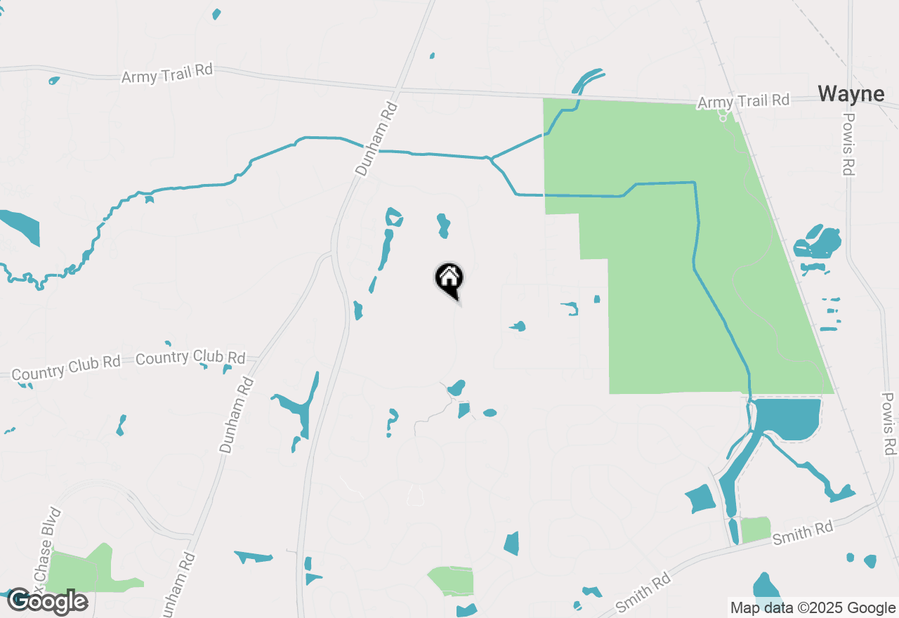 Map of 3706 Royal Fox Drive, St. Charles, IL 60174