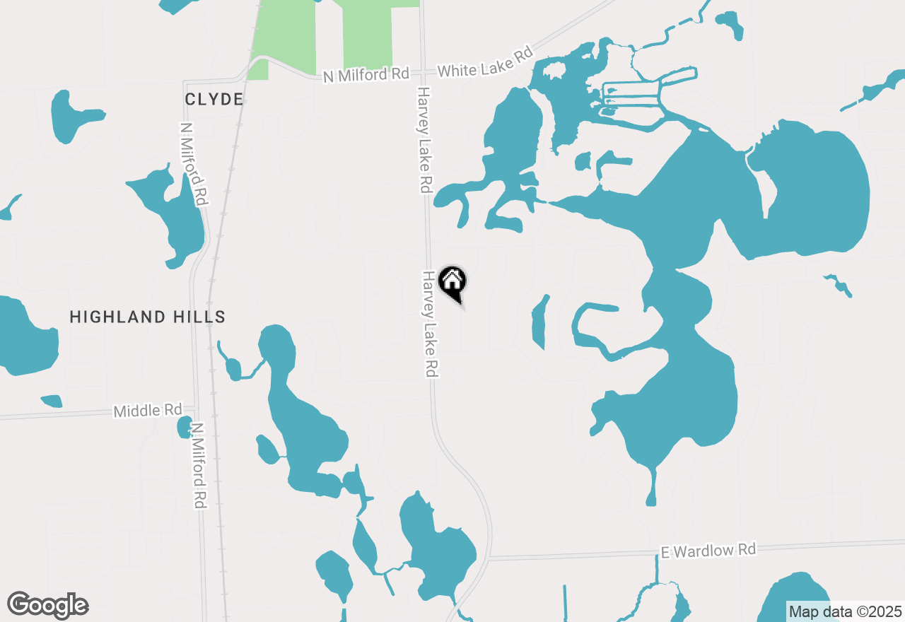 Map of 3627 Lido, Highland, MI 48356
