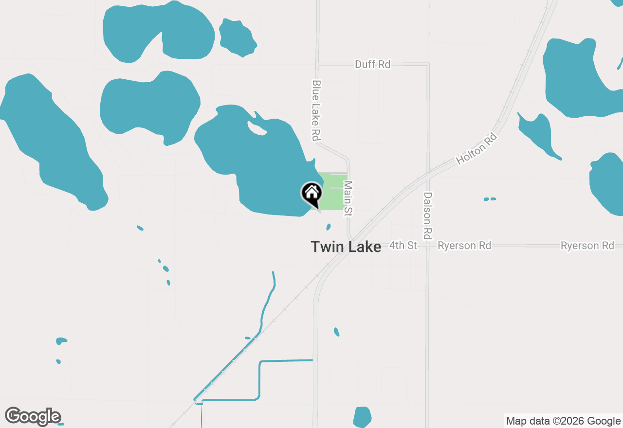 Map of 6075 West Street, Twin Lake, MI 49457