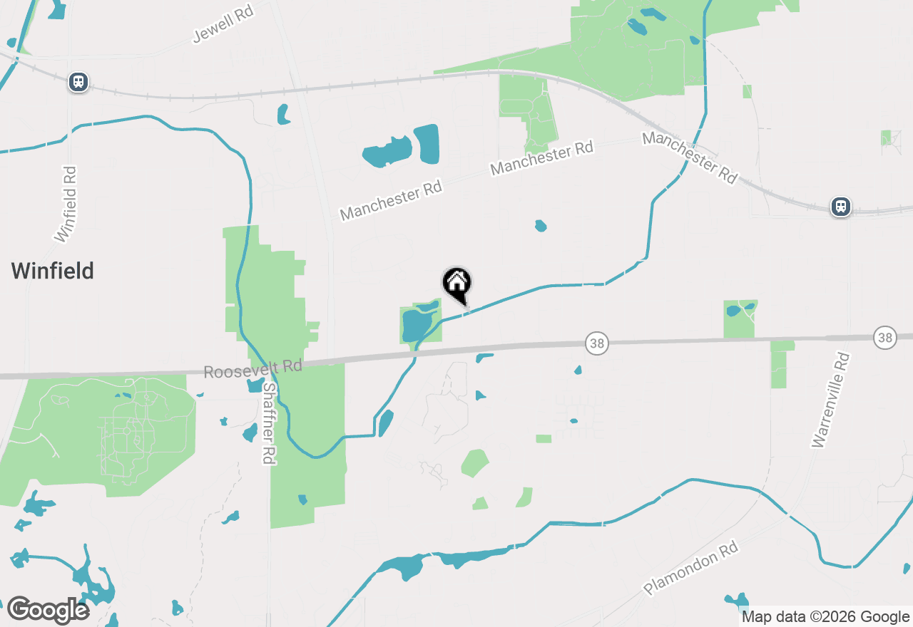 Map of 520 S Beverly Street, Wheaton, IL 60187