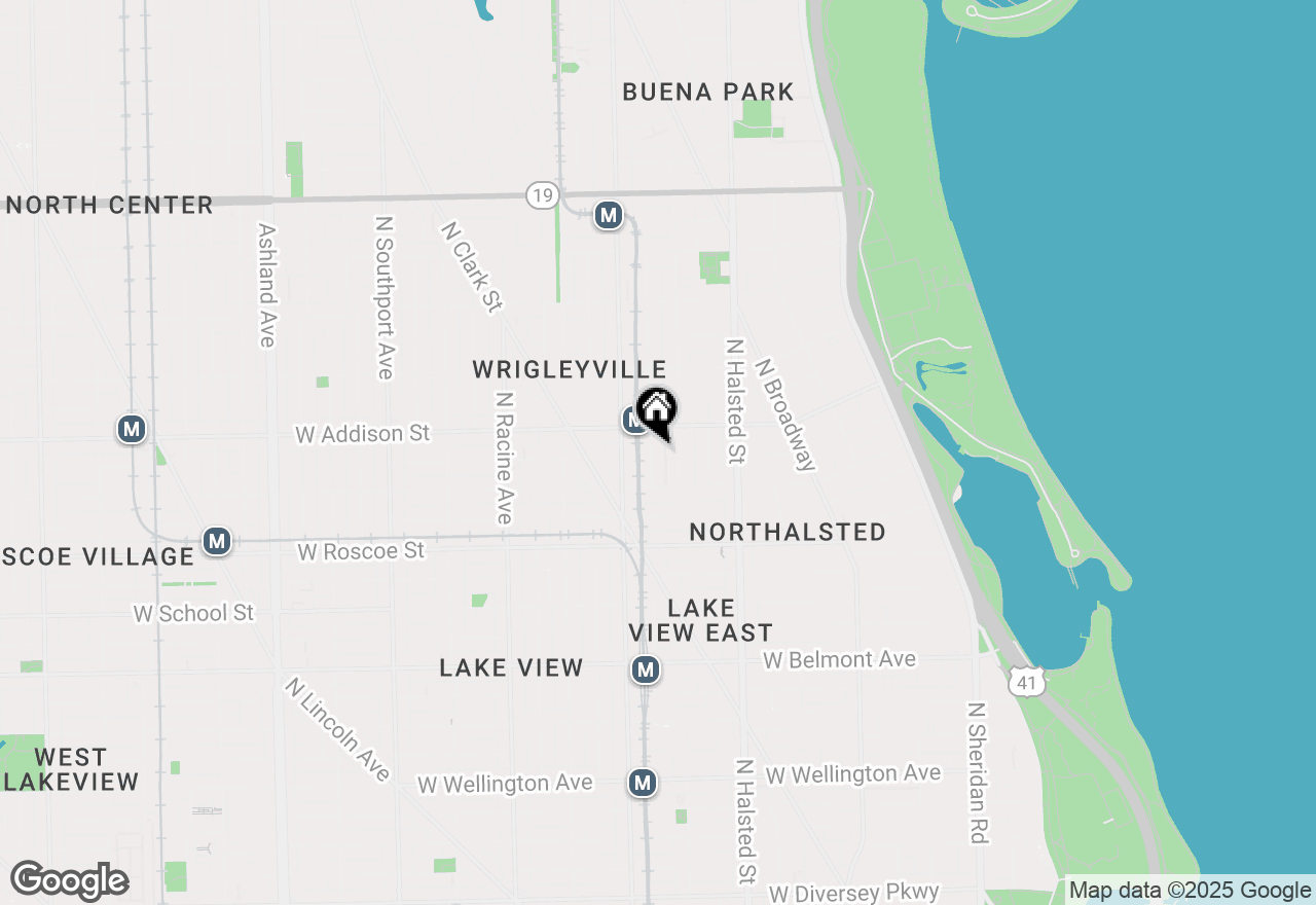 Map of 3533 N Wilton Avenue #4, Chicago, IL 60657