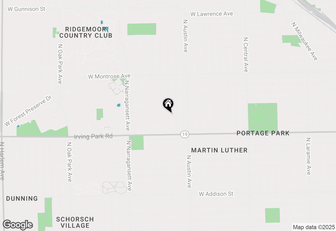 Map of 4117 N Moody Avenue, Chicago, IL 60634
