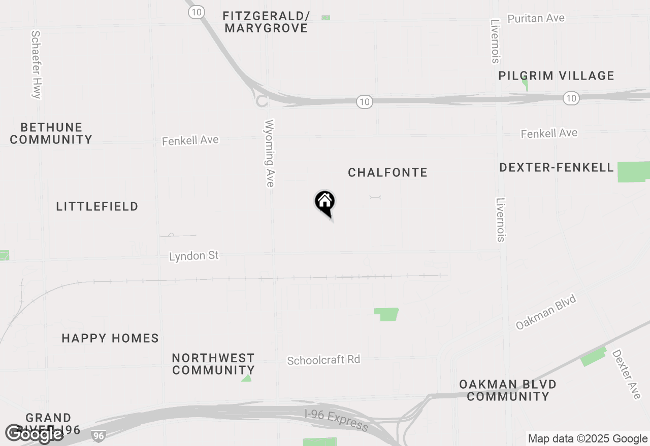 Map of 14628 Ohio Street, Detroit, MI 48238