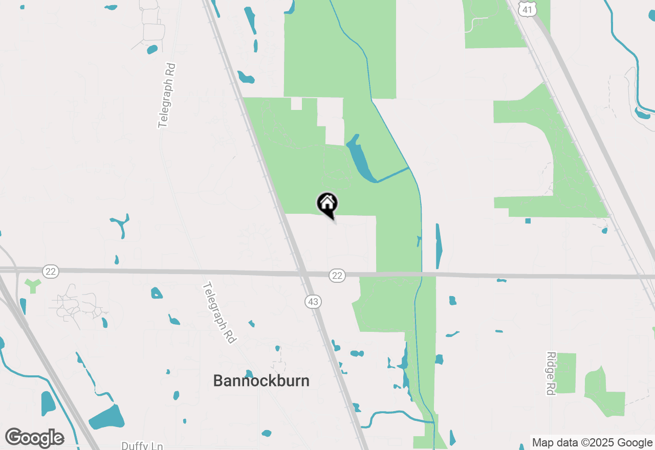 Map of 23276 N Birchwood Lane, Deerfield, IL 60015