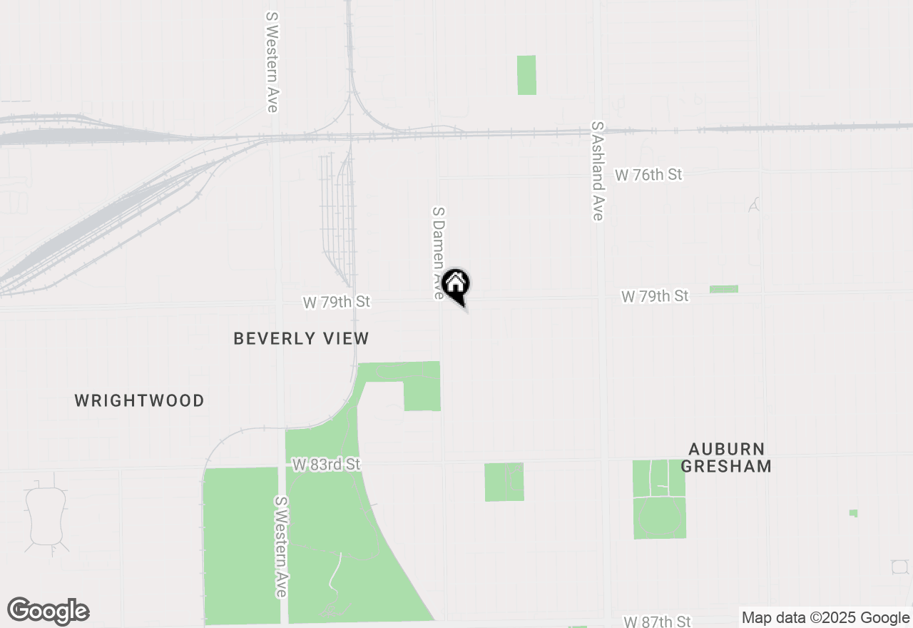 Map of (Address confidential), Chicago, Illinois 60620