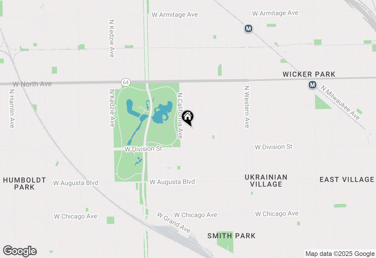 Map of 2734 W Potomac Avenue #1, Chicago, IL 60622