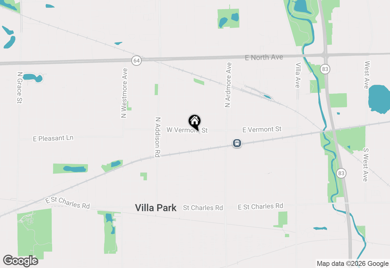 Map of 415 N Harvard Avenue, Villa Park, IL 60181