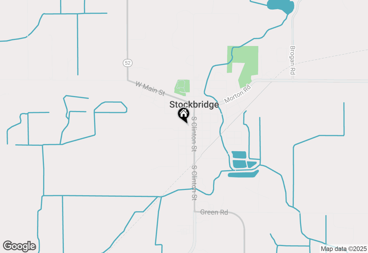Map of 310 S Wood Street, Stockbridge, MI 49285