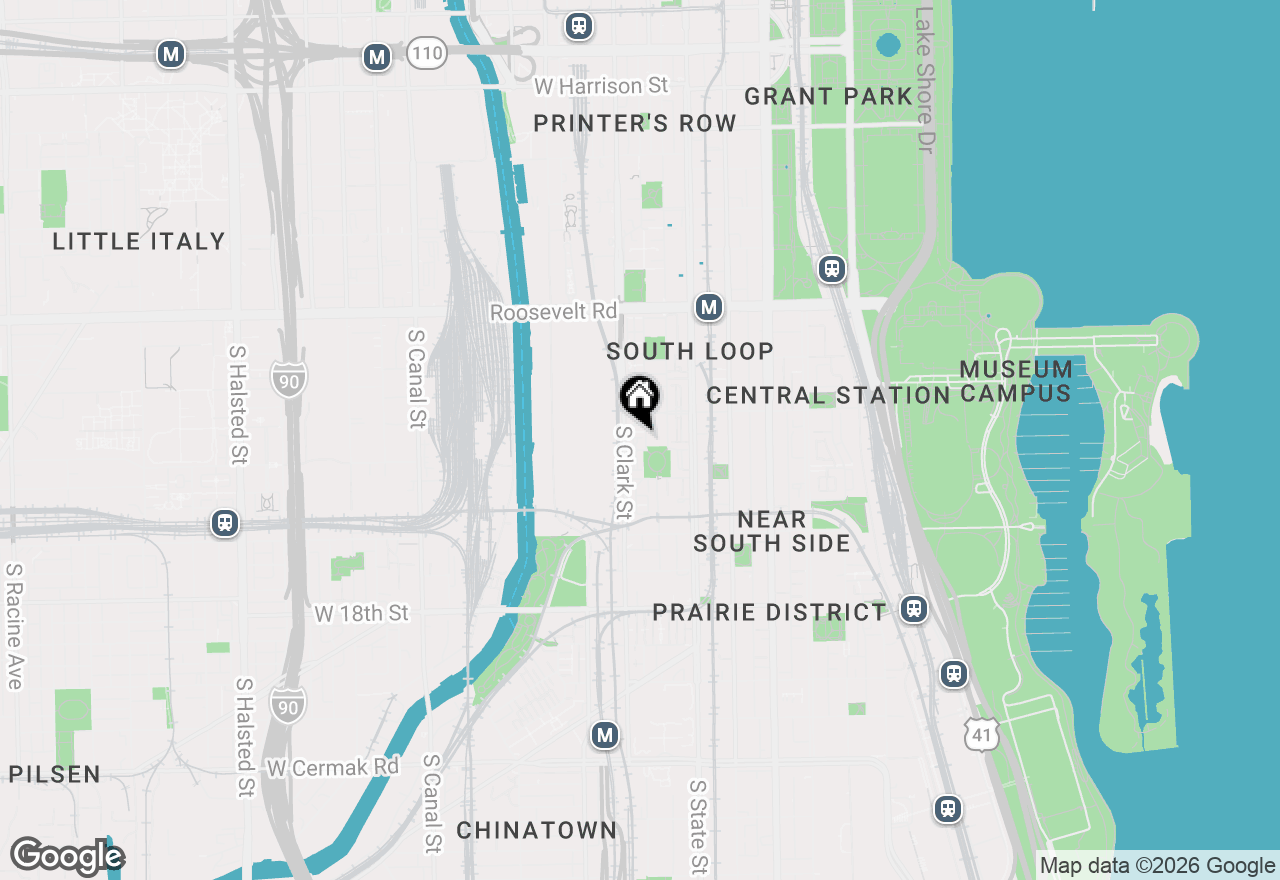 Map of 1430 S Federal Street, Chicago, IL 60605