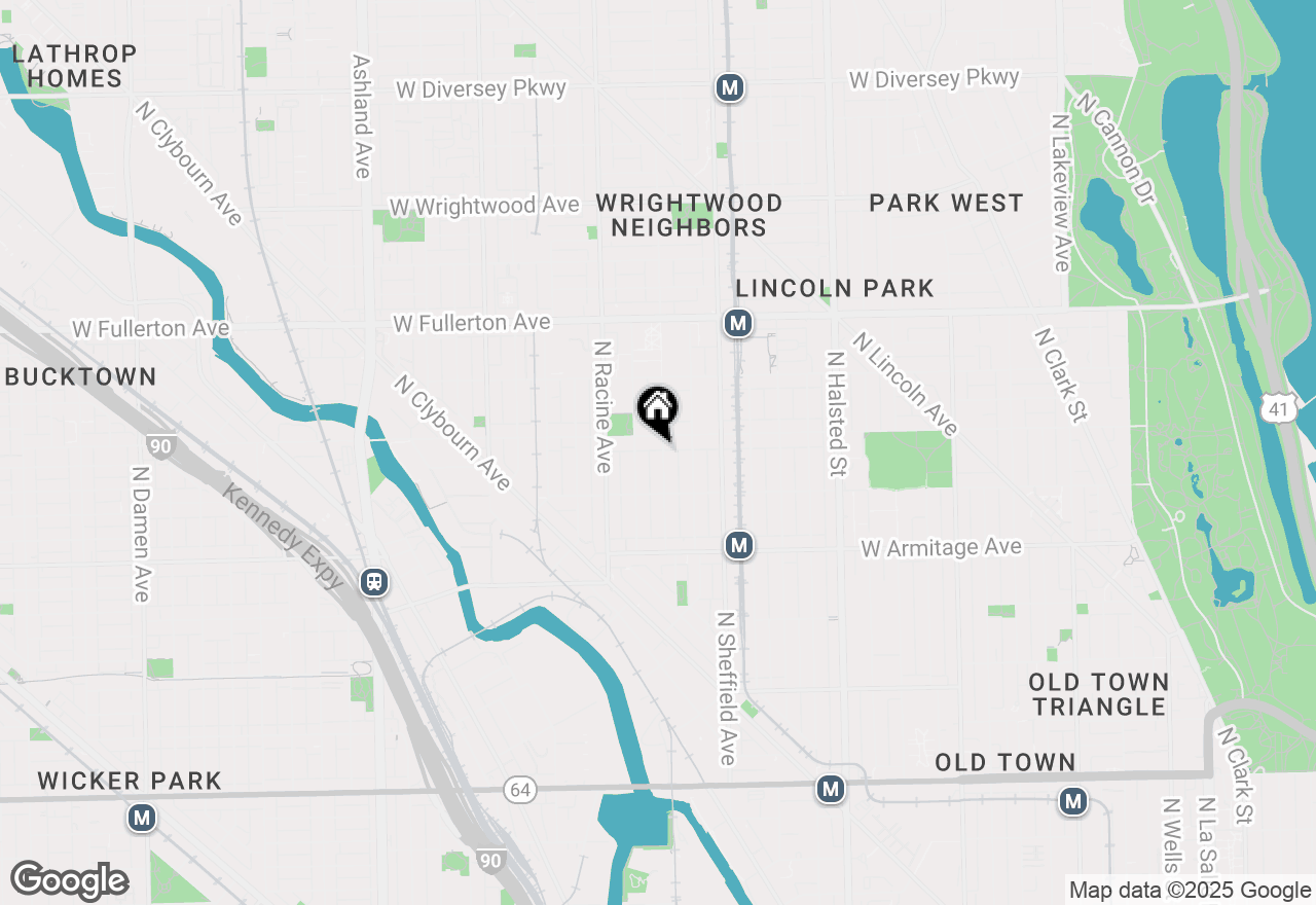 Map of 2142 N Seminary Avenue, Chicago, IL 60614