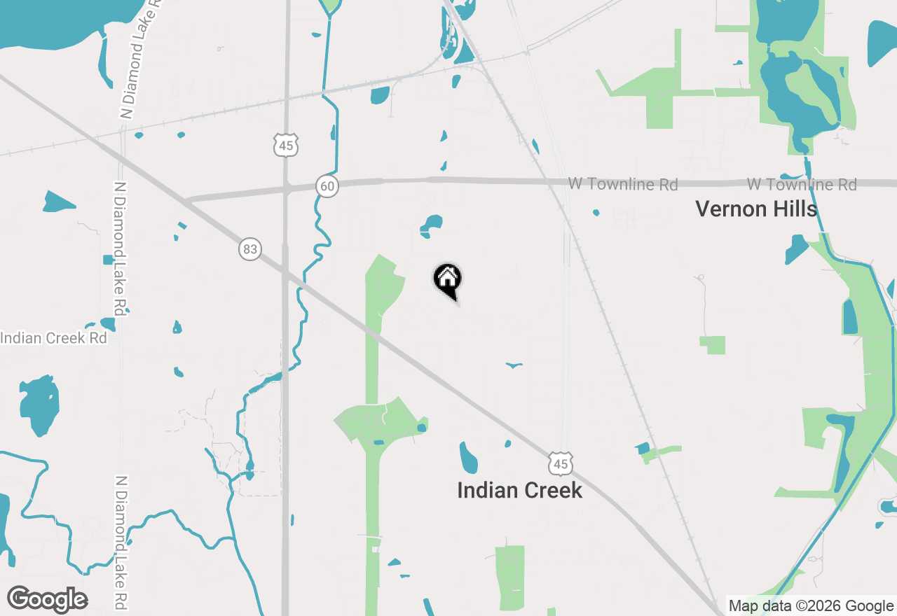 Map of 1209 Orleans Drive, Mundelein, IL 60060