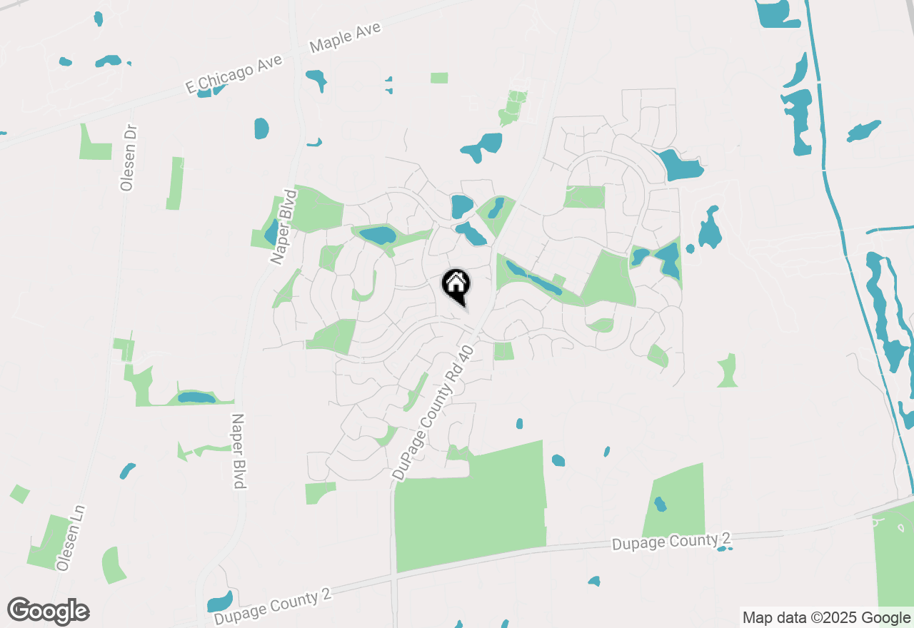 Map of 6439 Briarcliff Court, Lisle, IL 60532