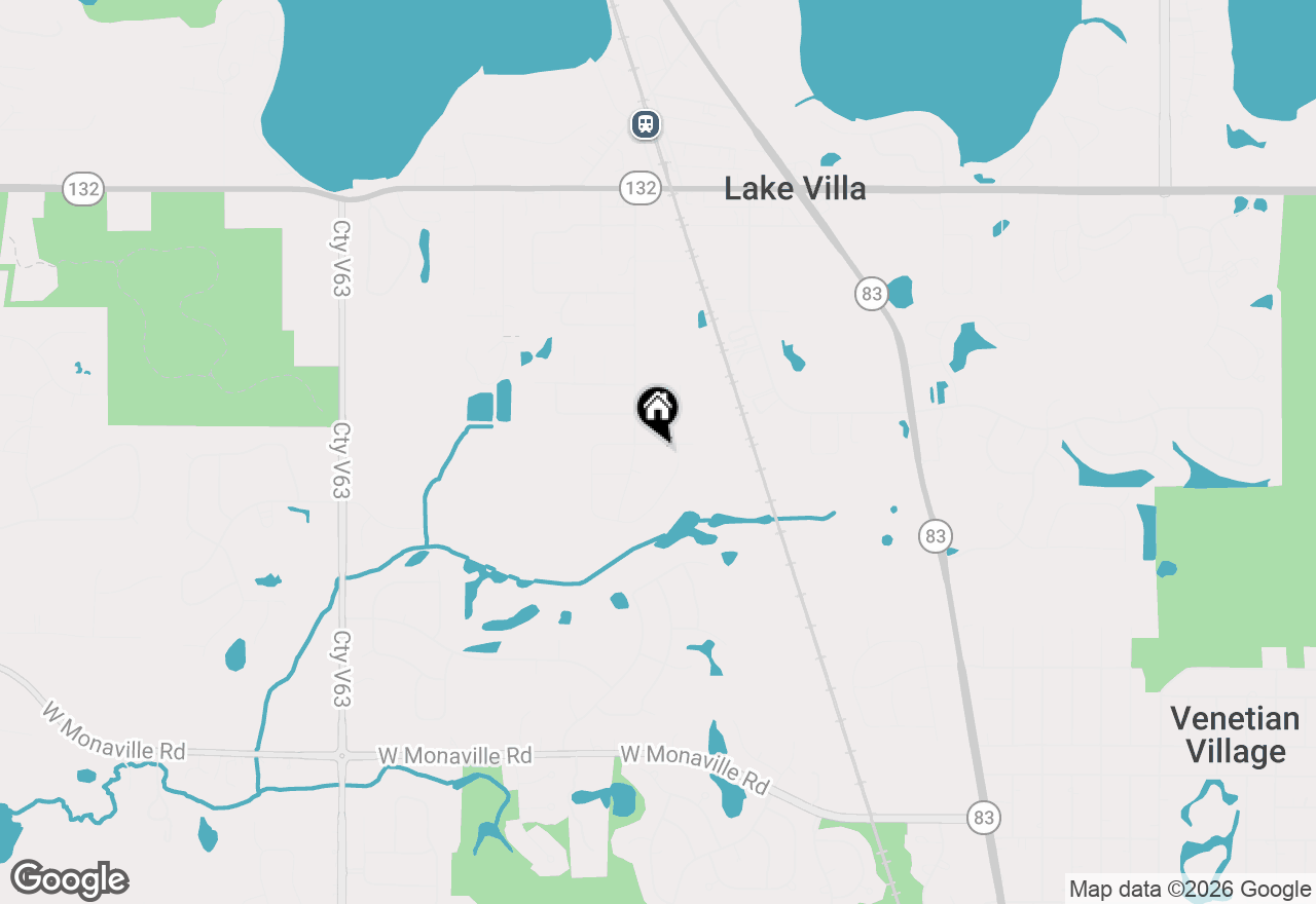 Map of 169 White Pine Lane, Lake Villa, IL 60046
