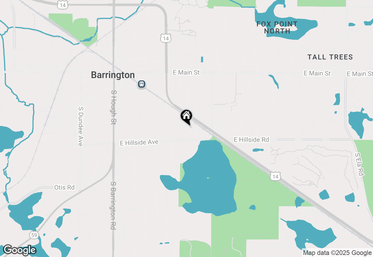 Map of (Address confidential), Barrington, Illinois 60010