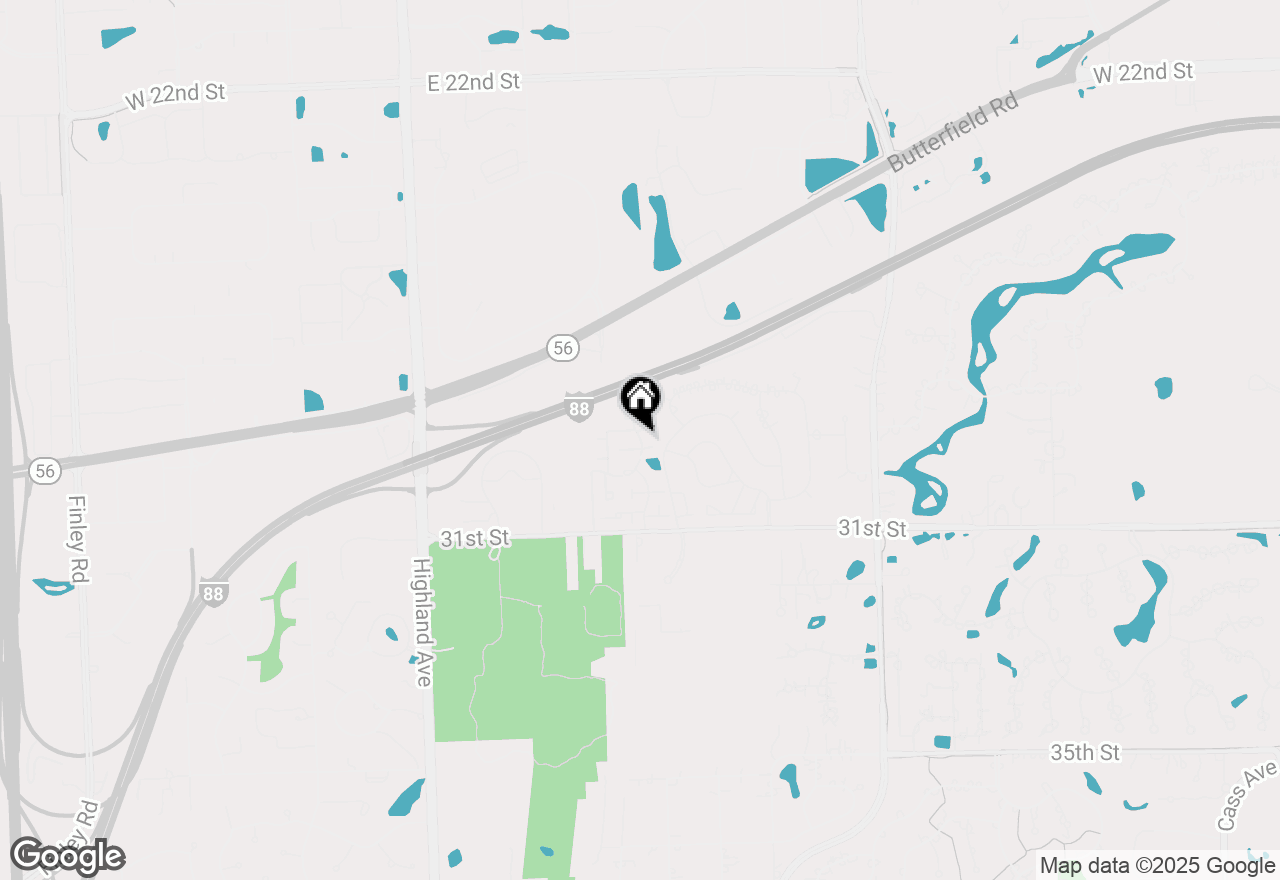 Map of 2S764 Jamestown Trail #764, Oak Brook, IL 60523