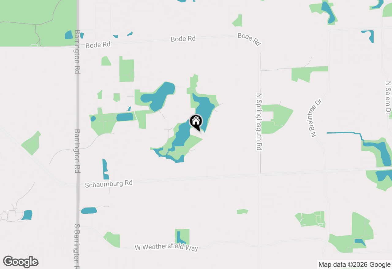 Map of 1925 Cloverdale Court, Schaumburg, IL 60194