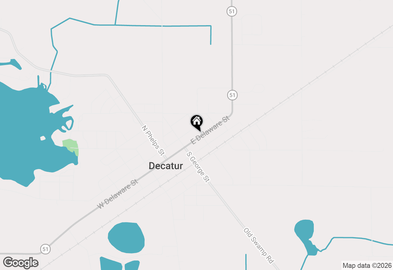 Map of 219 E Delaware, Decatur, MI 49045