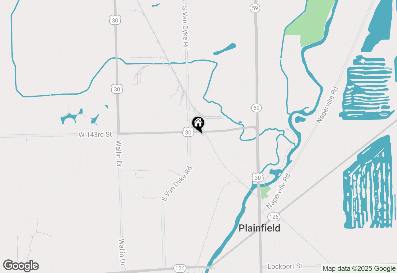 Map of 24317 W 143rd Street #115, Plainfield, IL 60544