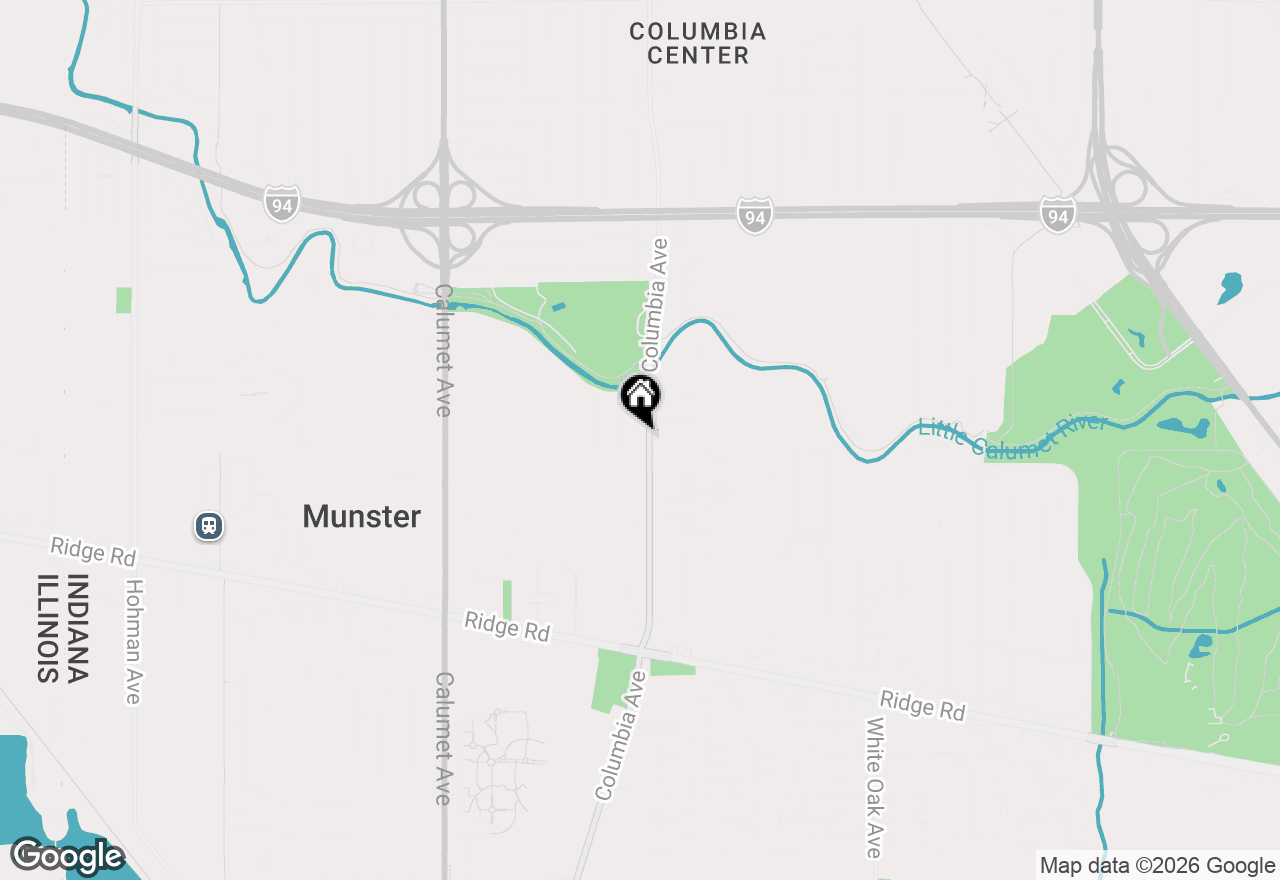 Map of 8050 Columbia Avenue, Munster, IN 46321