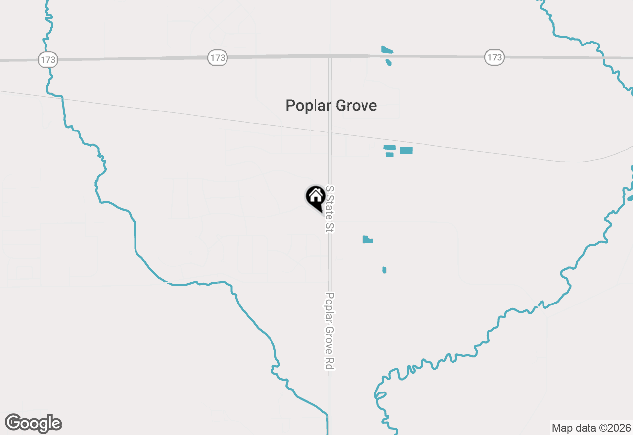 Map of 107 Edson Street, Poplar Grove, IL 61065