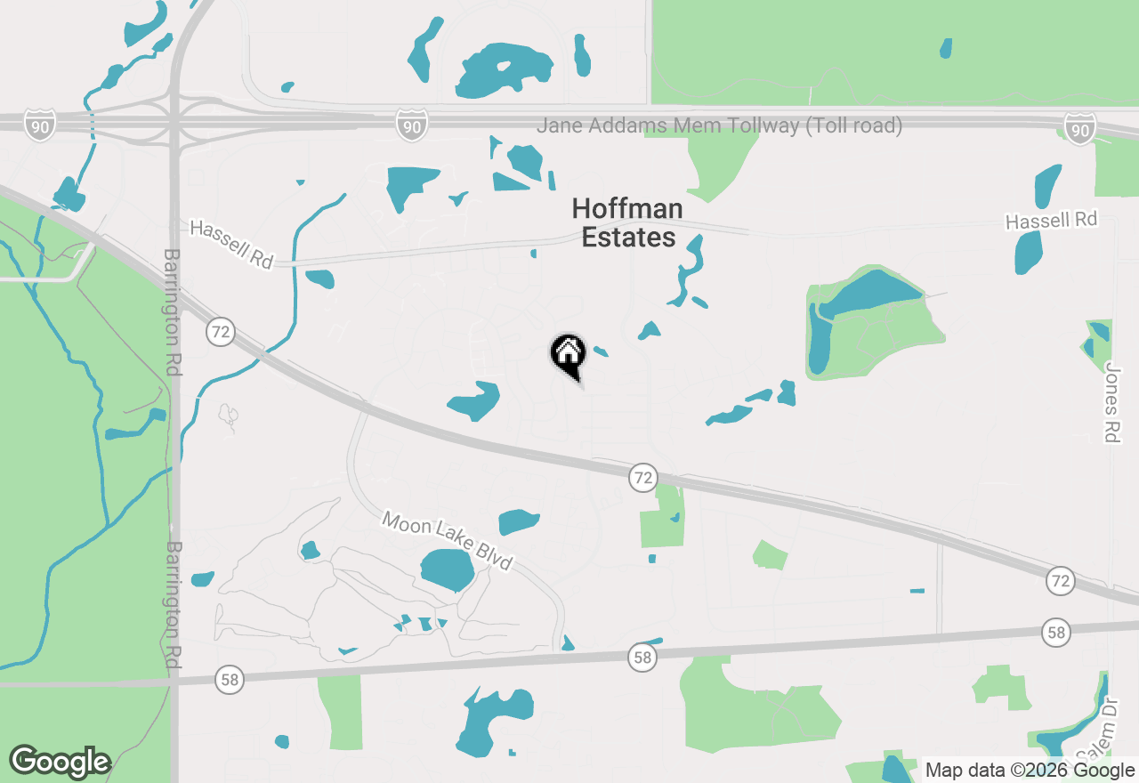 Map of 1793 Queensbury Circle, Hoffman Estates, IL 60169