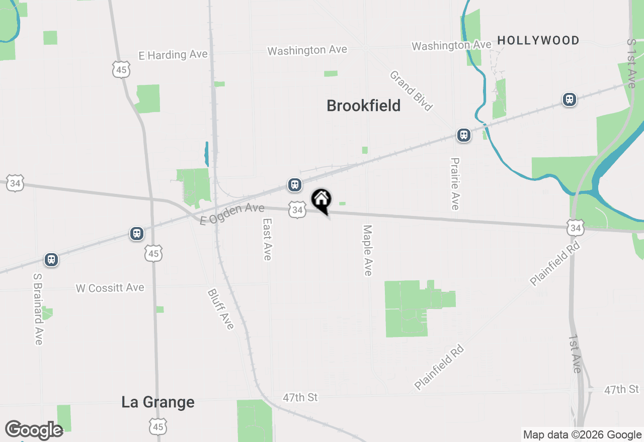 Map of 4116 Raymond Avenue, Brookfield, IL 60513
