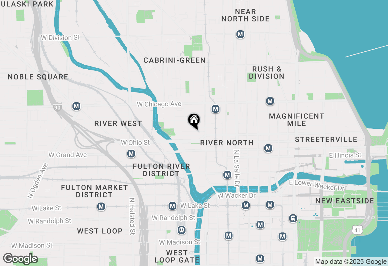 Map of 400 W Ontario Street #903, Chicago, IL 60654