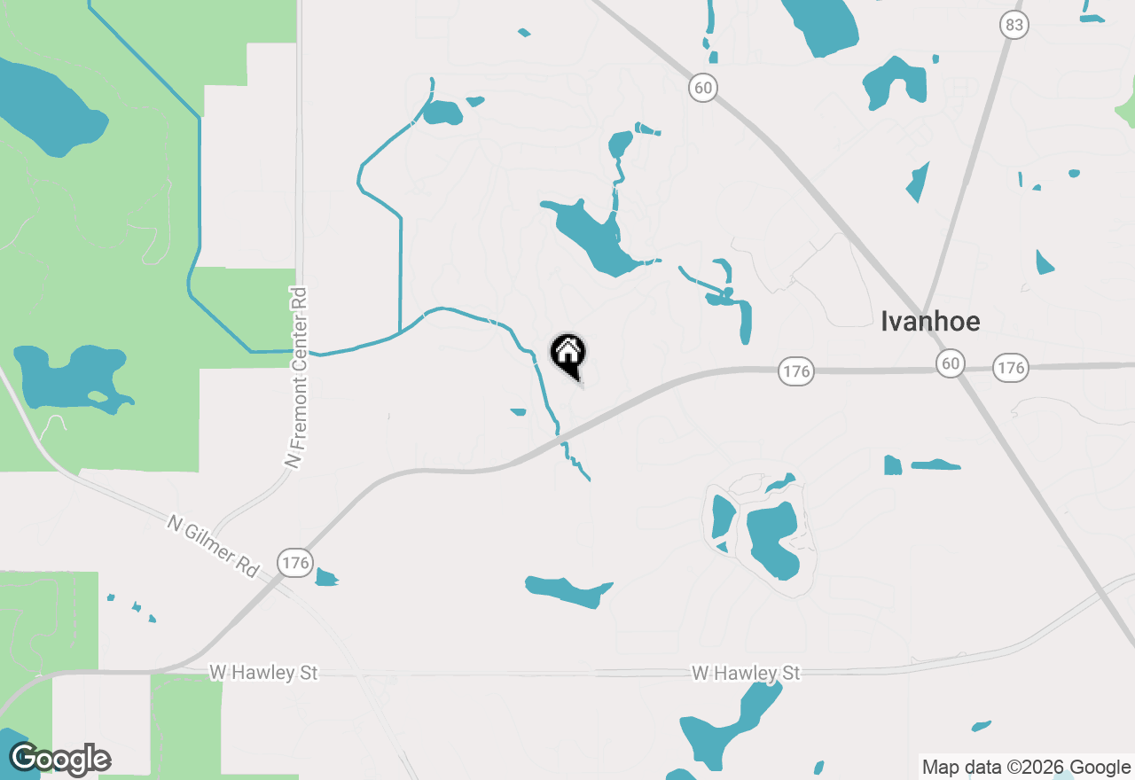 Map of 21851 W Murfield Court, Mundelein, IL 60060