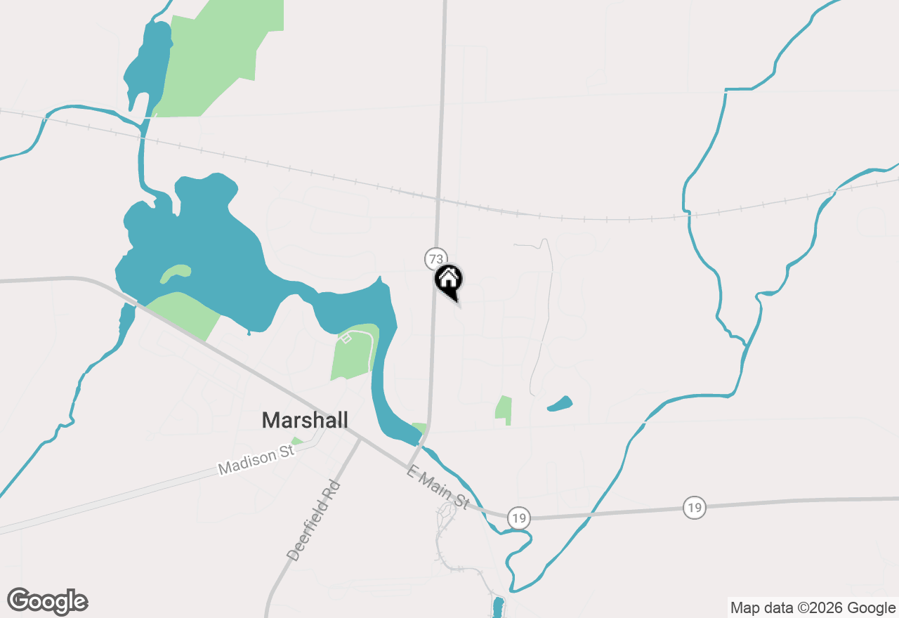 Map of 533 Lewellen Street, Marshall, WI 53559