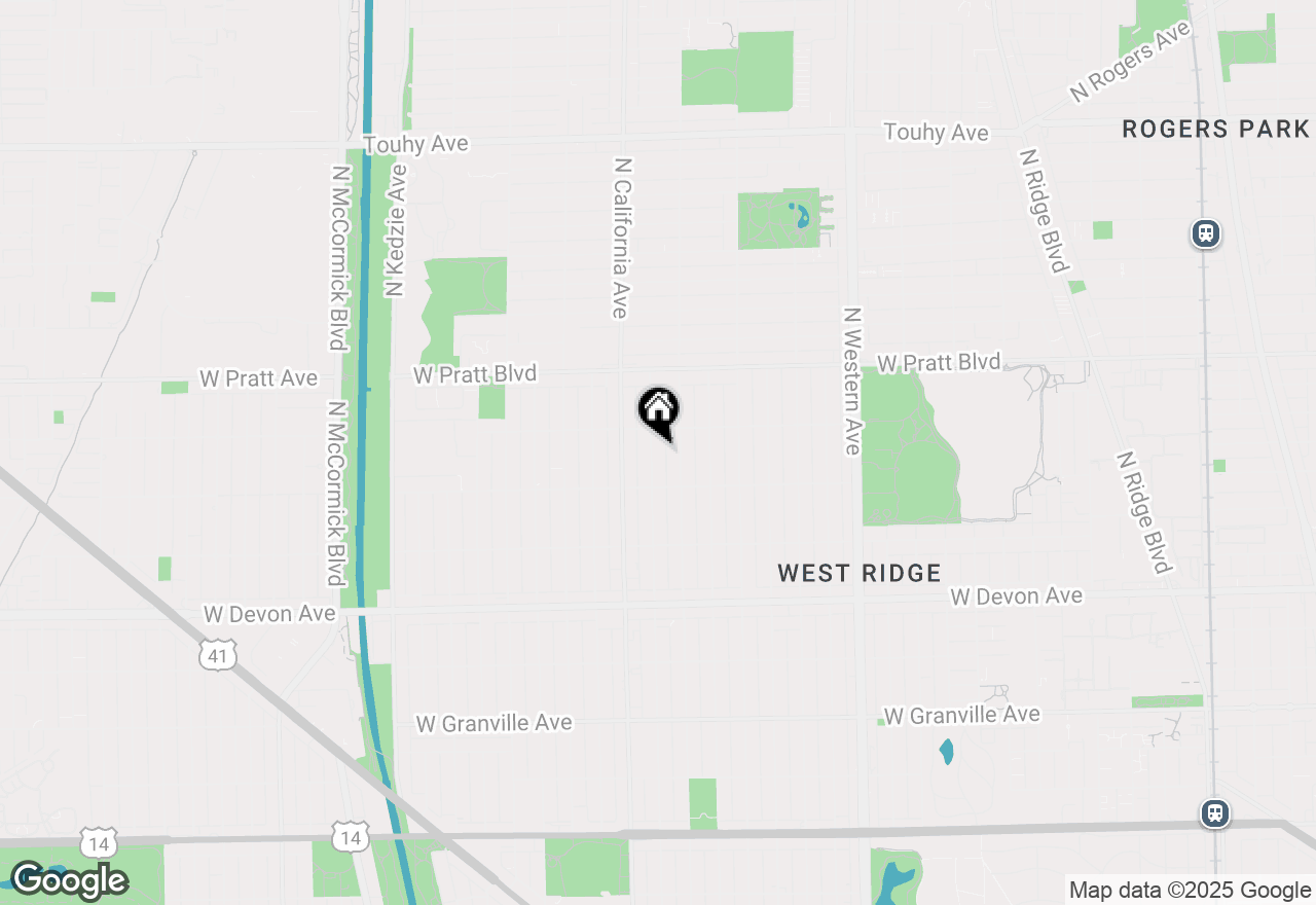 Map of 6635 N Fairfield Avenue, Chicago, IL 60645