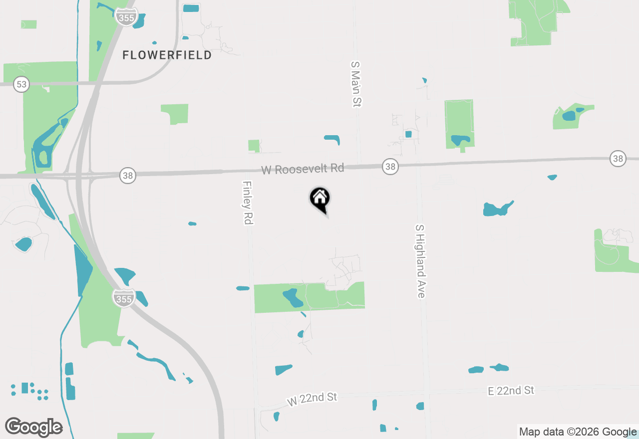 Map of 1313A S Rebecca Road #218, Lombard, IL 60148