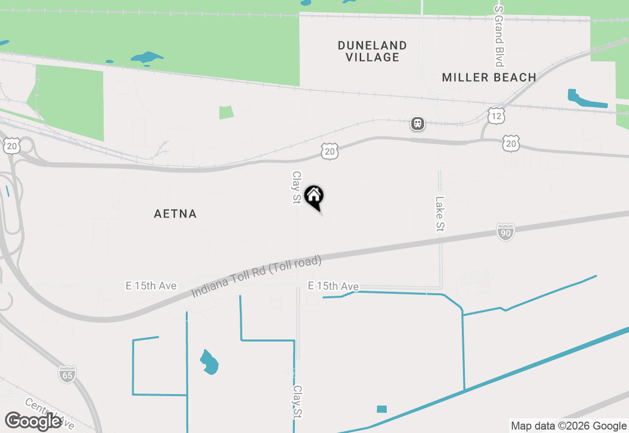 Map of 1171 Dearborn Circle, Gary, IN 46403