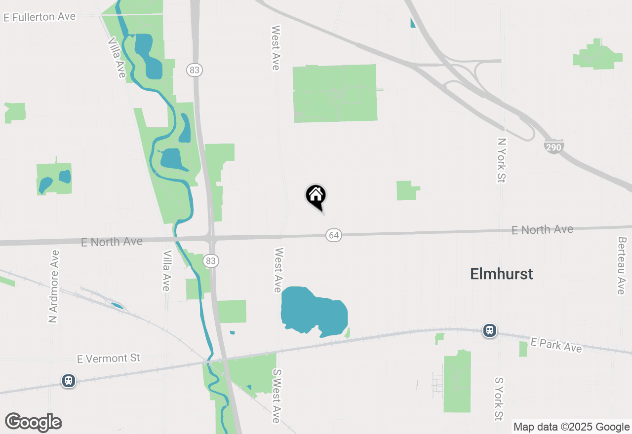 Map of 325 N Highview Avenue, Elmhurst, IL 60126