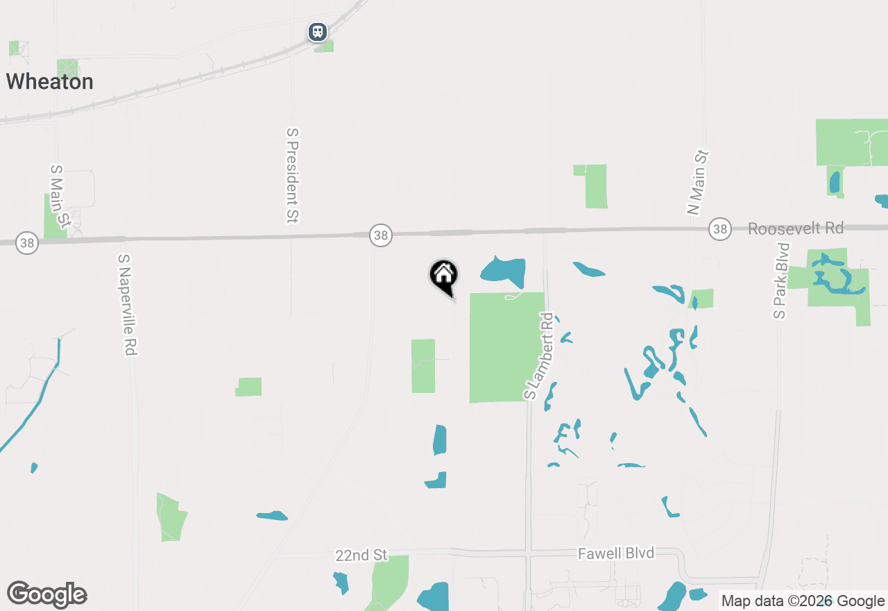Map of 1000 S Lorraine Road #110, Wheaton, IL 60189