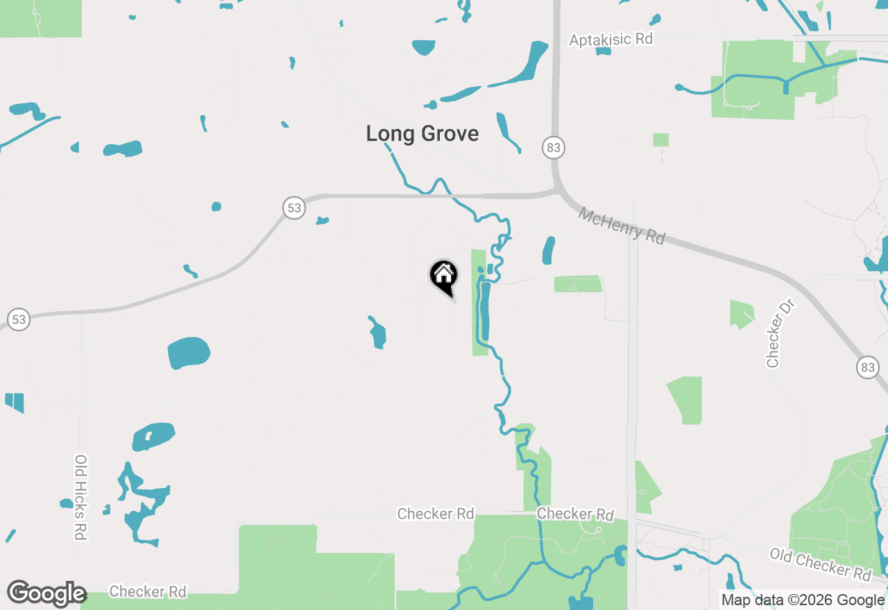 Map of 1376 Manassas Lane, Long Grove, IL 60047